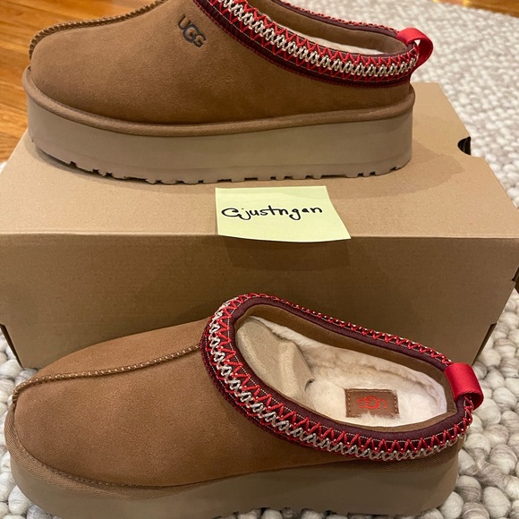 Classic UGG Tazz Slippers - Chestnut - Size 8 - Brand New in Box - Picture 3 of 7